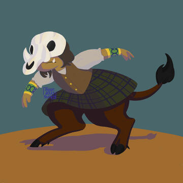 Chibi Rendered (Boar Man)